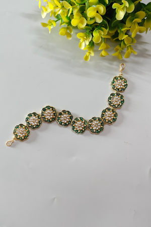 Green Kundan Mathapatti